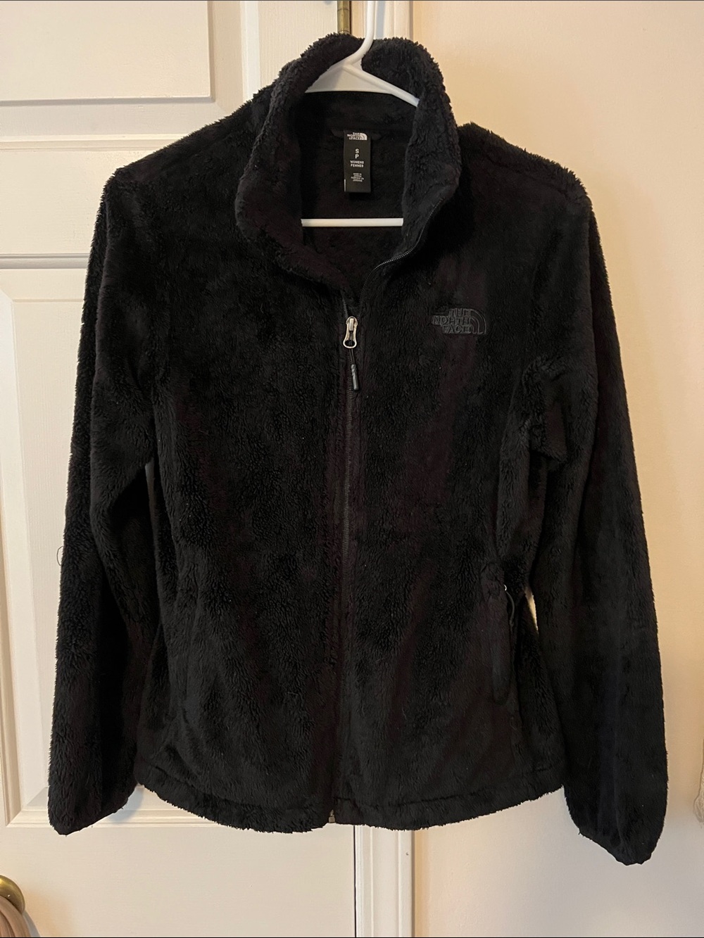 The North Face full zip front fleece jacket size S/P